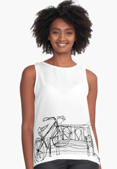 Contrast Tank by SketchStudy on Redbubble